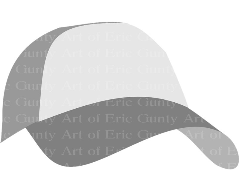 Baseball Cap Birthday Edible 2D Fondant Birthday Cake/Cupcake Topper