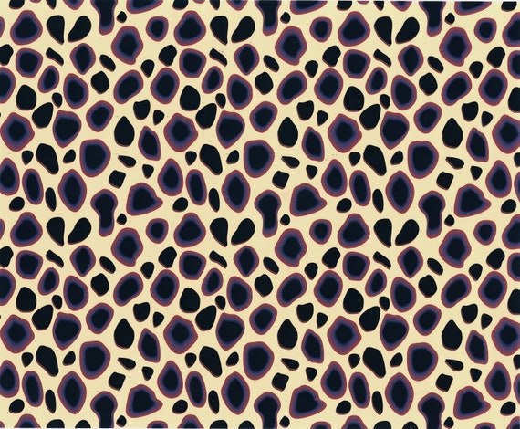 Cheetah Print - Background Birthday ~ Edible 2D Fondant Birthday Cake/Cupcake Topper ~ D1090