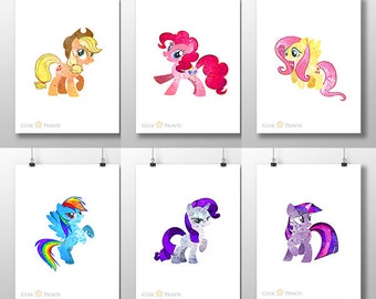 Pony Friends Print Set