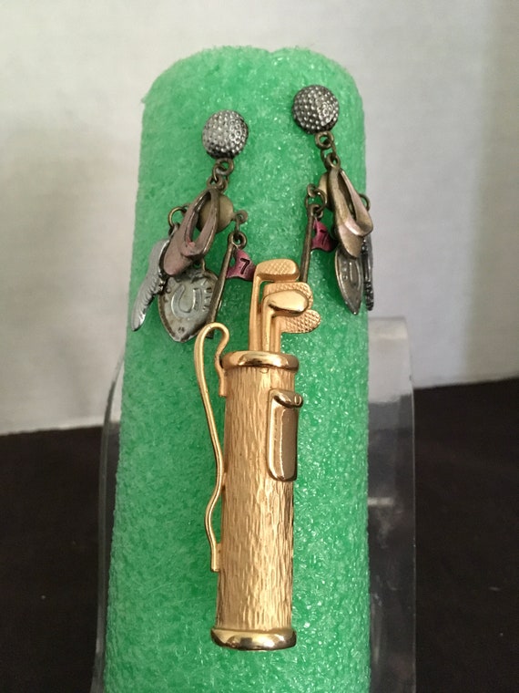 Vintage GOLF Theme Jewelry Gem