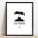 Climb Every Mountain Printable Boys Room Wall Art Mountains - Etsy