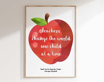 Thank You Teacher Printable Teacher Holiday Gift, Teacher Appreciation Printable Teacher Gift, Teacher Printable, Daycare Appreciation Gift