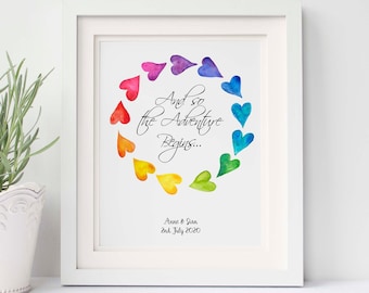 Lesbian Engagement Gift, LGBT Engagement Print, Gay Couple Wedding Gift , Gay Husband Gift for Him, Mrs and Mrs Sign, Gay Wedding Printables