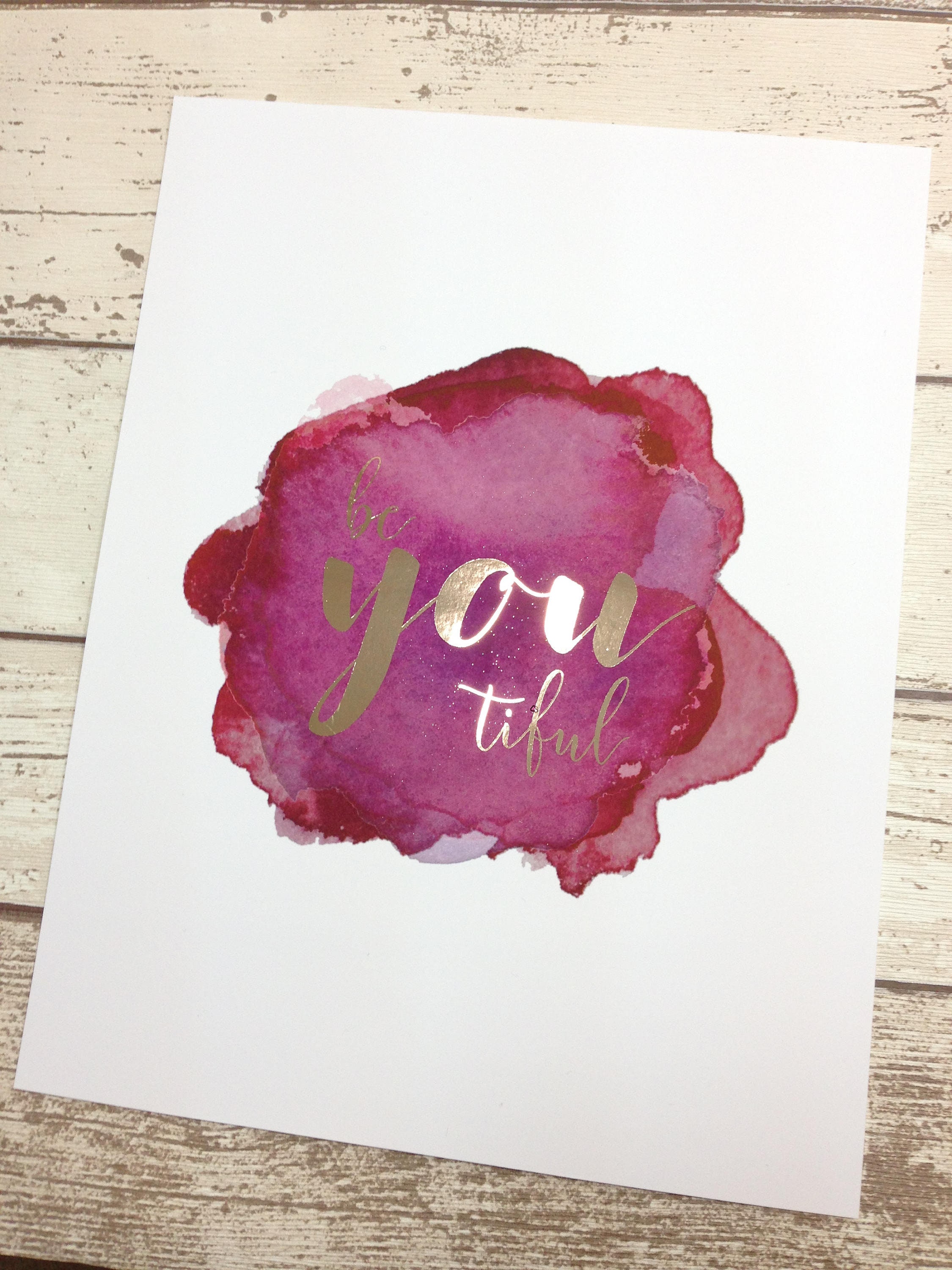 Personalised Gold Foil Print Will You Marry Me Sign Custom | Etsy