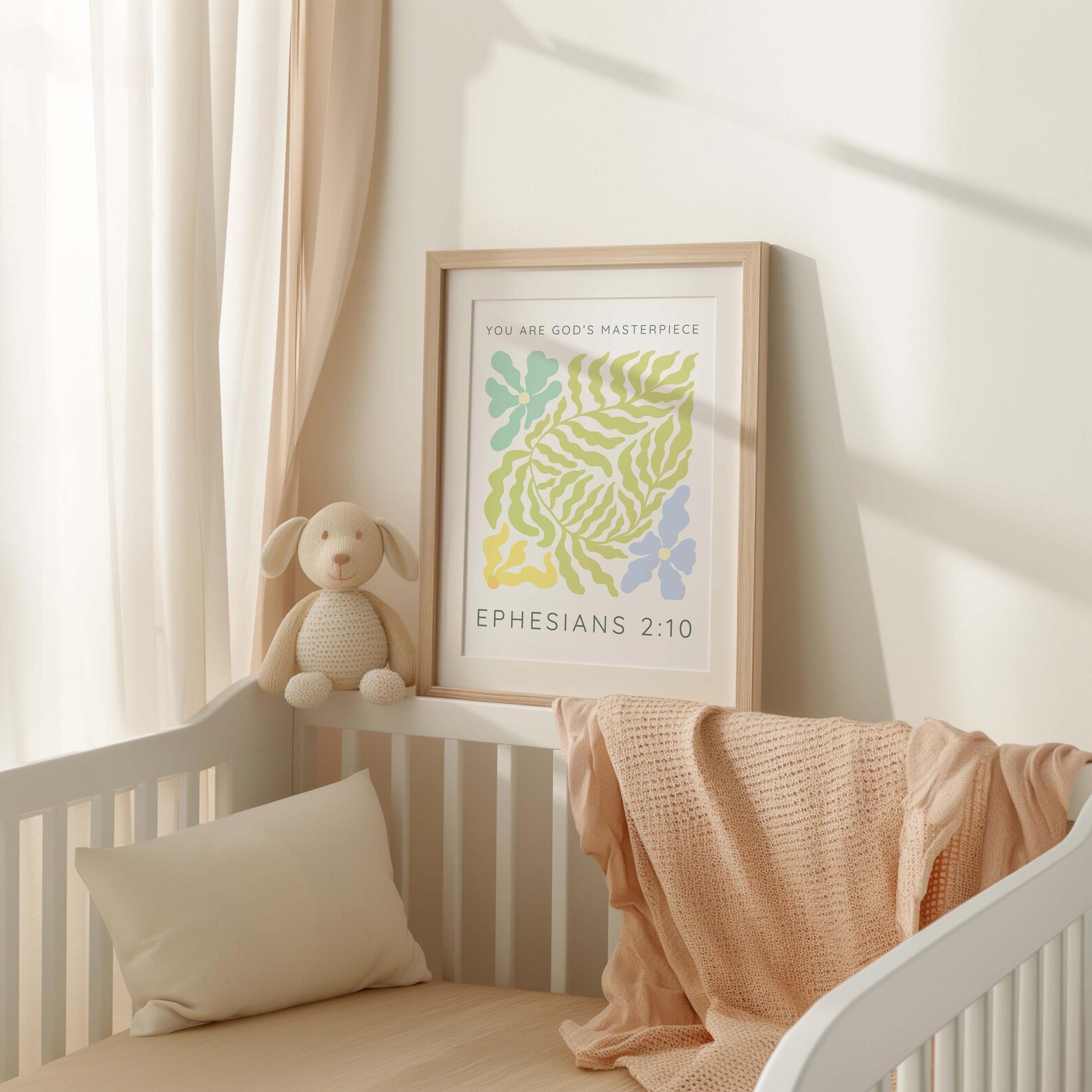 You Are Gods Masterpiece Print / Printable, Ephesians 2 10 Wall Art ...