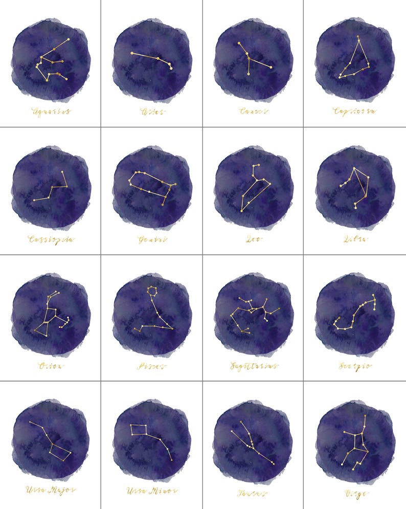 Constellation Print Orion Constellation Poster Orion Poster Etsy UK