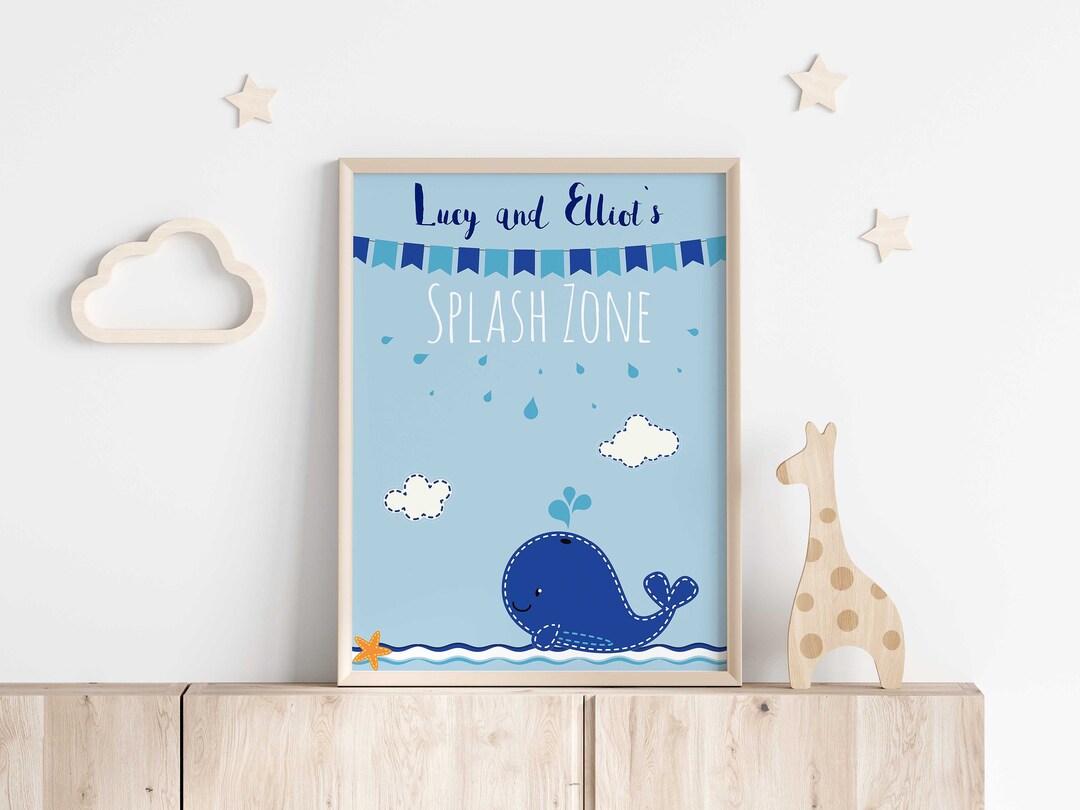 Bathroom Prints for Kids, Kids Bathroom Art, Childrens Bathroom Wall ...