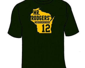 green bay packers mr rogers neighborhood t shirt