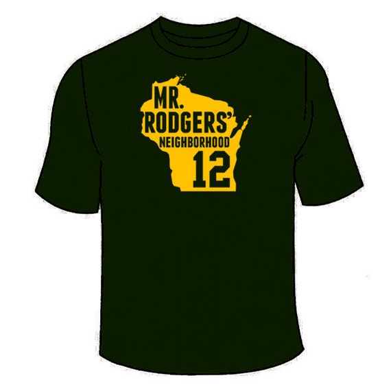 green bay packers mr rogers neighborhood t shirt