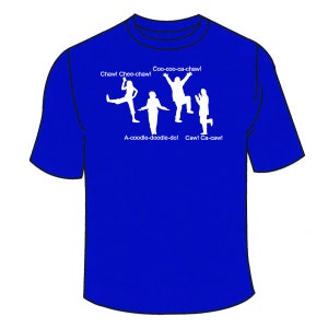Chicken Dance T-Shirt. Funny TV Arrested Development Bluth Company Parody Novelty Clothing Television T Shirt Sarcastic Gift Tees Cool