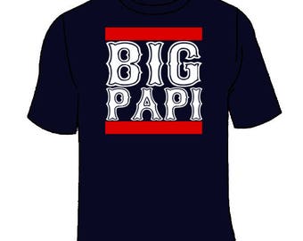 Big Papi T-Shirt. Boston David Ortiz Farewell Retirement Legend Clothing Red Sox Baseball Cool Dad Father Gift Father's Day Cool Sports Fan