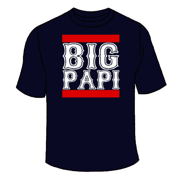 Big Papi T-shirt. Boston David Ortiz Farewell Retirement 