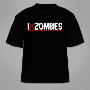 I Shotgun Zombies T-Shirt. Funny Zombie T Shirt Apocalypse Apocalyptic Halloween Nerdy Sarcastic Novelty Parody Clothing Tee Gag Gift Cool