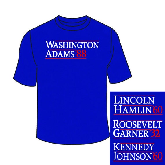 Presidential Election T-shirts. All 57 