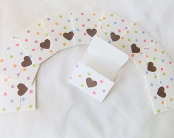 polka dot note card