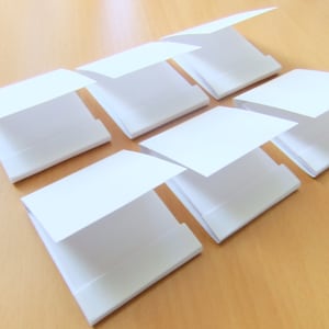 Mini matchbook notepad -Custom matchbook- Personalized matchbook- Wedding matchbook- Baby shower favor- Party favor- Set of 10 White notepad