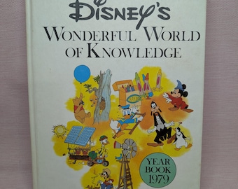 Anuario del Maravilloso Mundo del Conocimiento de Disney, 1979, tapa dura.
