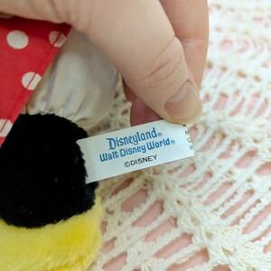 Peluche vintage de Disney de Mickey Mouse y Minnie Mouse imagen 6