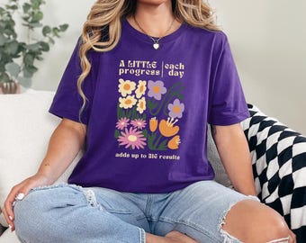 Growth Mindset Graphic Tee, Bella Canvas, Self Care Shirt