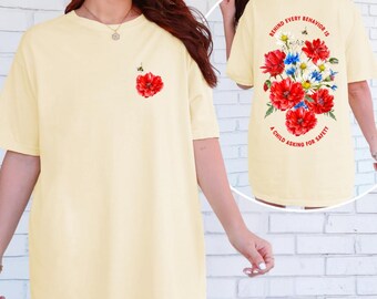 Behind Every Behavior Tee | Comfort Colors 1717 Shirt, Trauma Informed Teacher Tee, School Counselor Shirt, Behavior Support SEL Tee