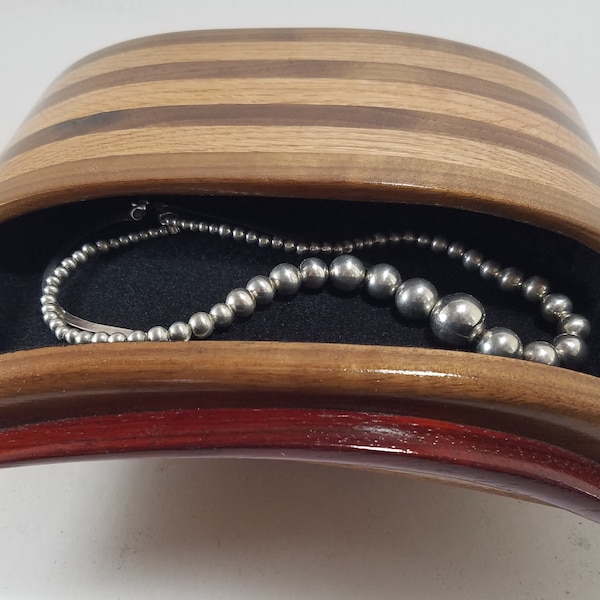 Jewelry Box with Shapes 3-Drawer Jewelry box (BX0276 31 bwro) Bandsaw Box