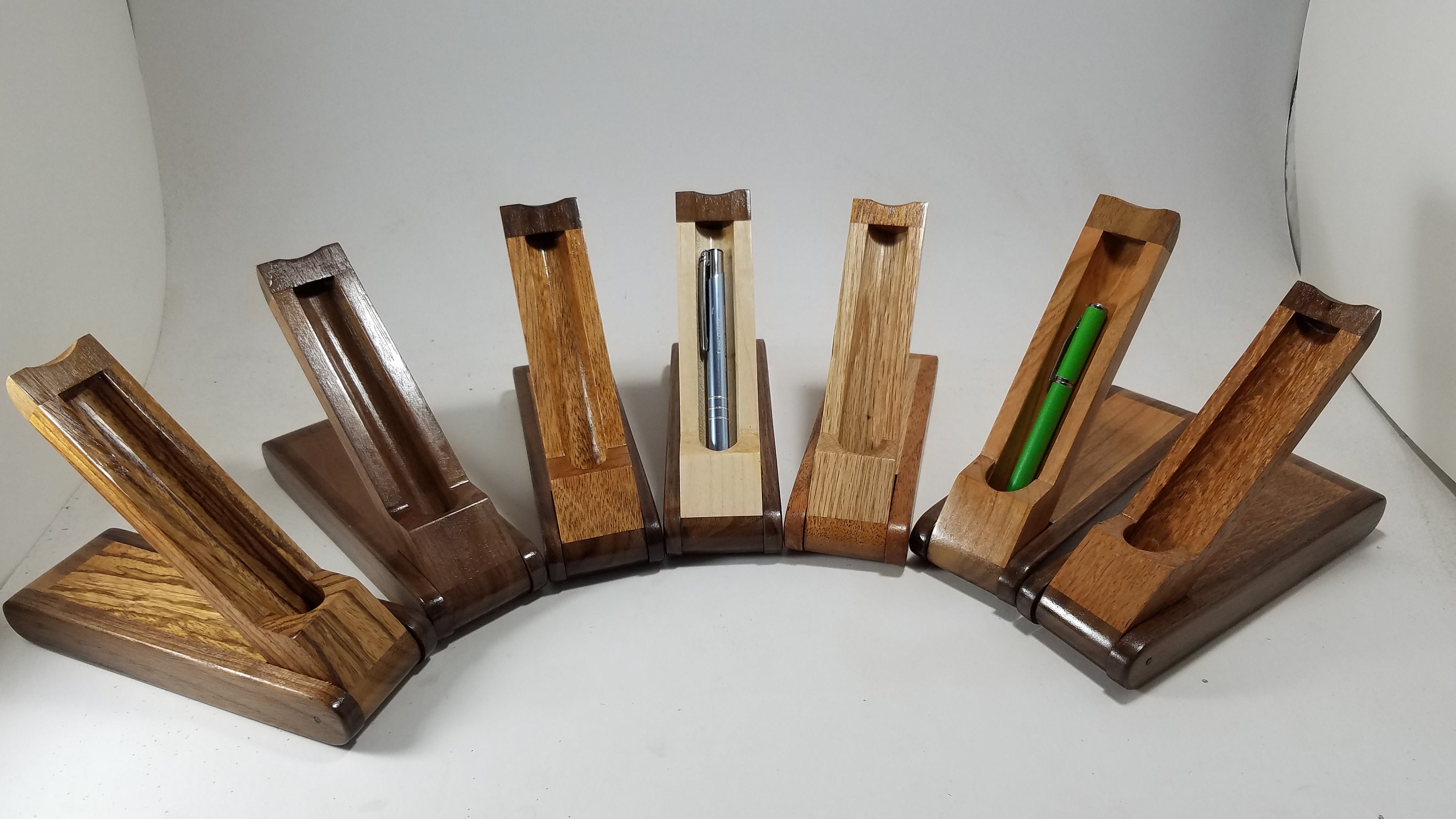 Wood Pen Box Pen Display Box Fold up Pen Display OP0291 Etsy Canada