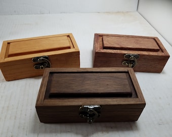 Small Hinged Top Box (BX0327) (ID 4.38x1.88x.68 tall)Presentation Box,  Gift box, Keepsake Box