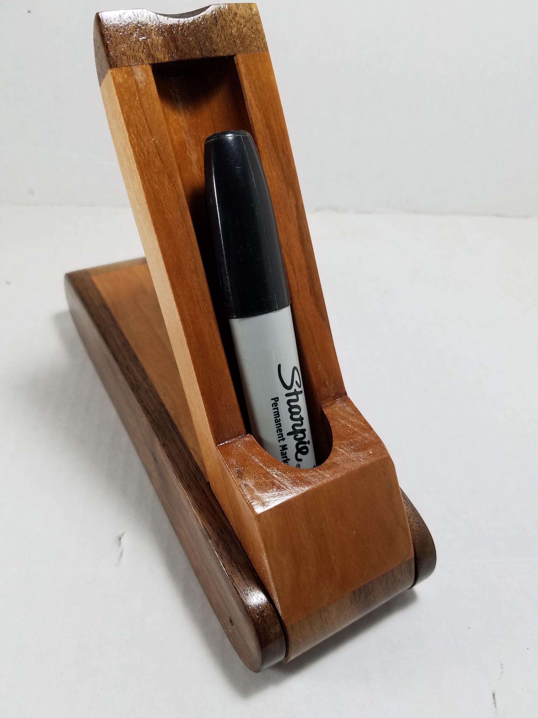 Solid Wood Pen Box Fat Pen display box Fold up Pen Display Etsy