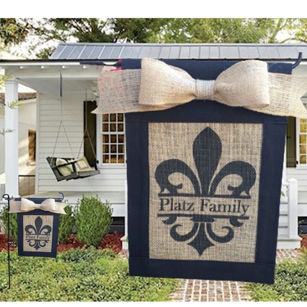 Fleur De Lis Flag Etsy