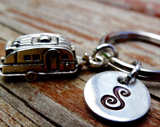 Happy Camper Keychain Vintage Camper Accessories camper Etsy