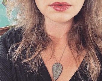 Unique, Hand Carved Stone / Rock Necklaces/ One of a Kind