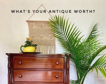 Professional Written Appraisals/ What’s Your Antique Furniture Worth? Antique Furniture Restoration Services