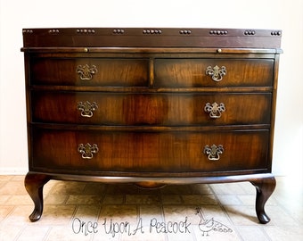 Deposit for Custom Work / Antique Furniture Restoration/ Restyle / Example / Once Upon a Peacock