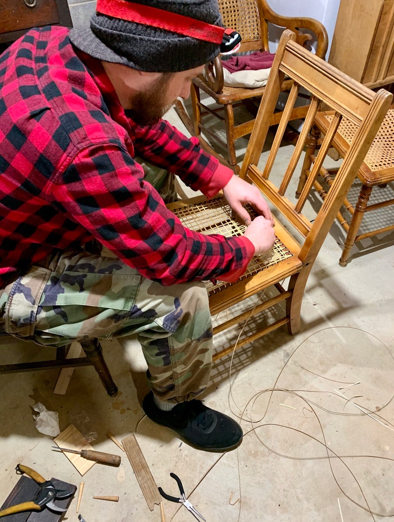 Antique Chair Caning Repair Antique Chair Caning Repair