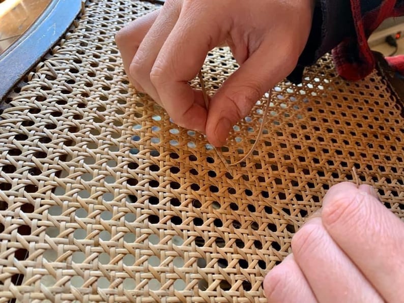 Antique Chair Caning Restoration Service/ Hand Woven Cane/ Etsy