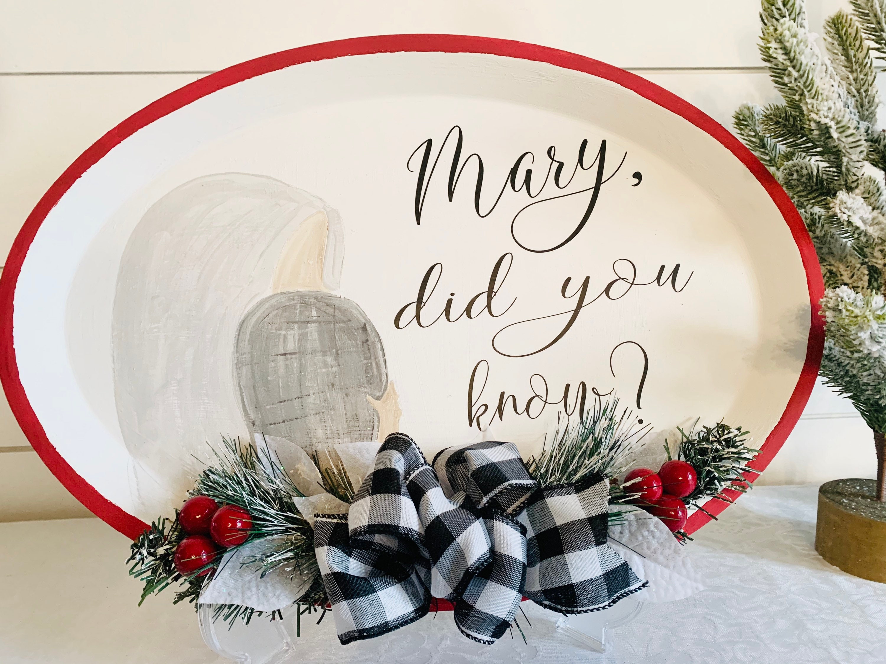 Adhesive Vinyl Decal mary Did You Know | Etsy