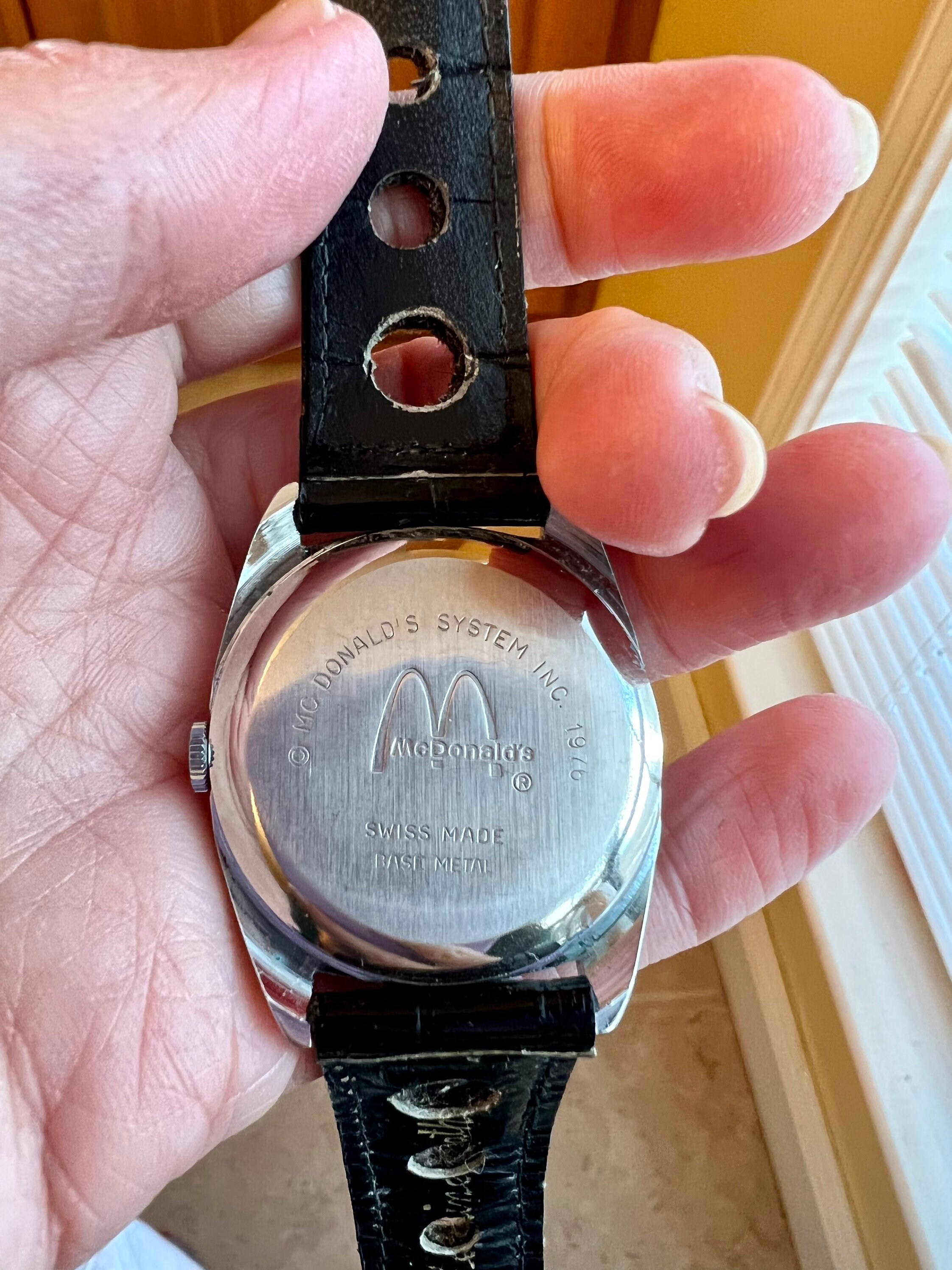 マクドナルド　時計　ドナルド　70's ビンテージ　アンティーク 本物のヴィンテージ 1970 年代 ロナルド マクドナルド 腕時計