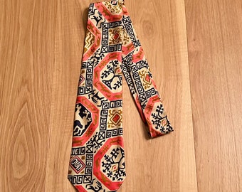 Vintage 1960s Bold Graphic MidCentury tie