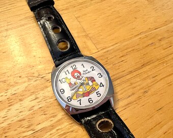 本物のヴィンテージ 1970 年代 ロナルド マクドナルド 腕時計 - Etsy 日本