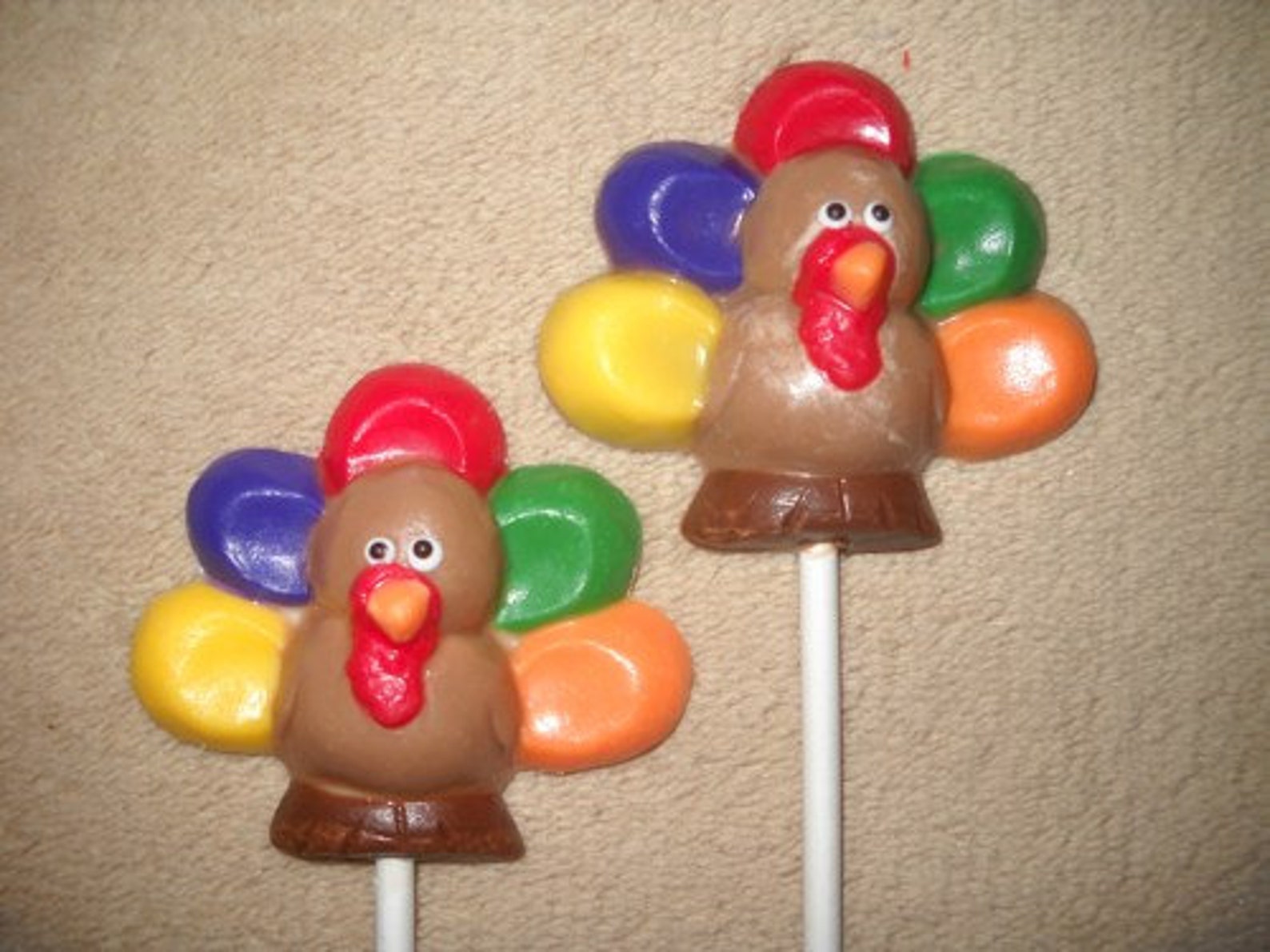 Turkey With Depressions for Small Candies T015 Chocolate Candy Etsy