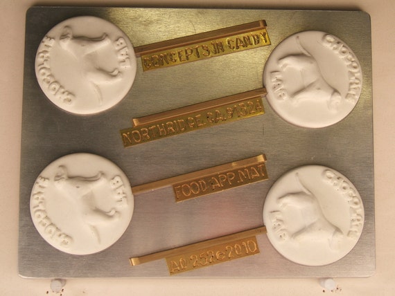 Chocolate Lab Lollipop AO252 Chocolate Candy Mold Etsy