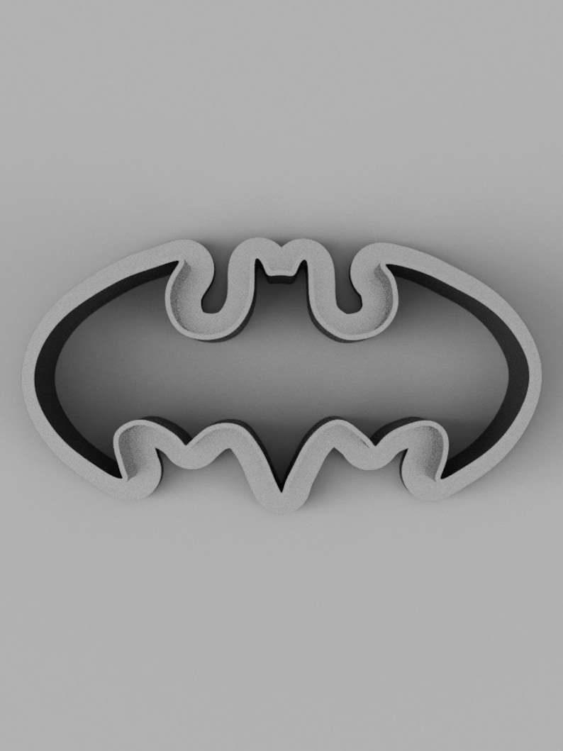 Batman Cookie Cutter, Various Sizes image 1