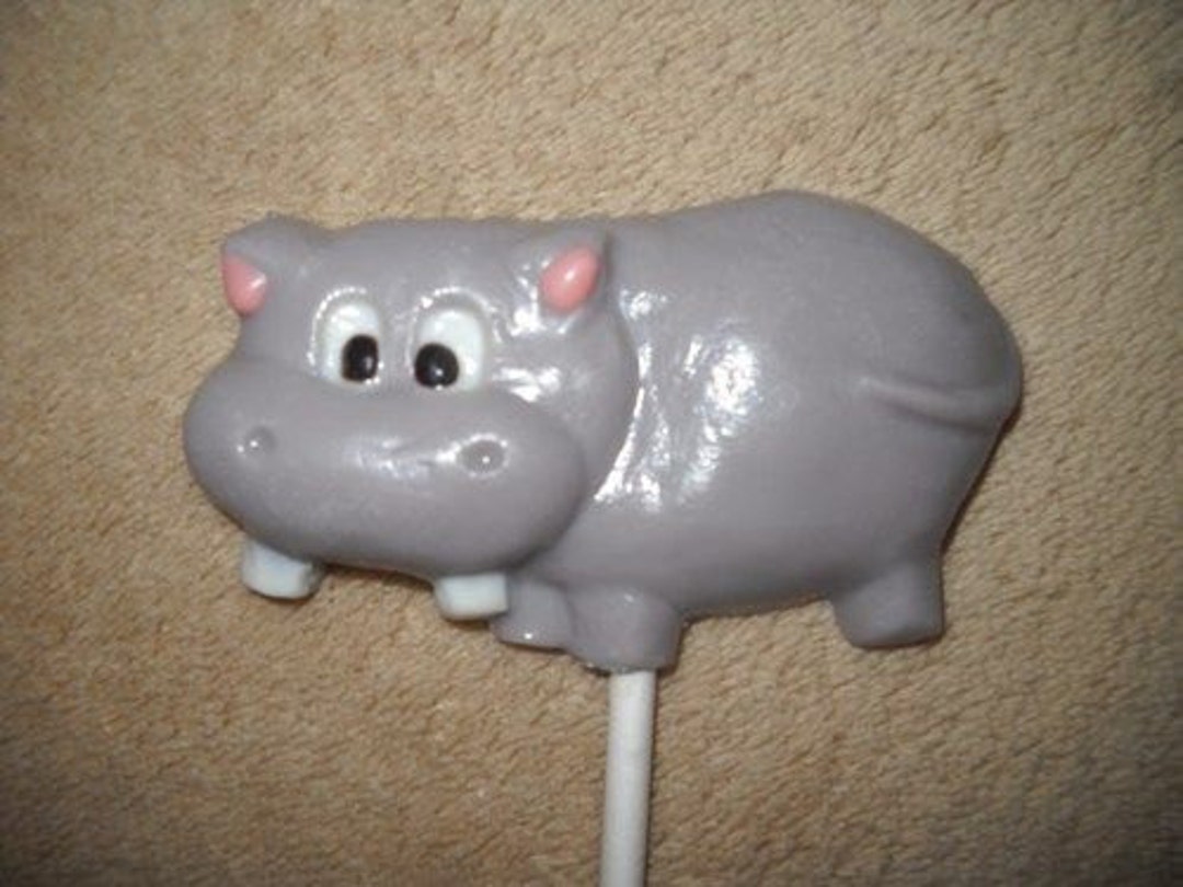 Cute Hippo Lollipop AO268 Etsy