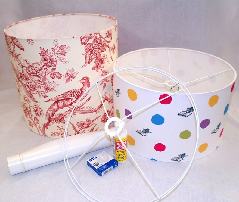 15 Diy Lamp Shade Making Kit 15 Inch 38cm Diameter Etsy