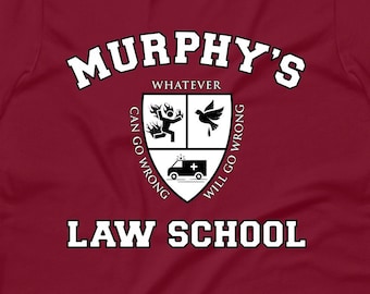 Camiseta y sudadera con capucha de la Facultad de Derecho de Murphy, regalo de camisa divertida, regalo para graduados