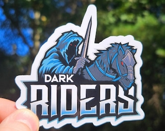 Waterdichte sticker Dark Riders | Laptopsticker: