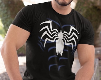 Disfraz de camiseta de Venom / Sudadera con capucha de superhéroe para Halloween