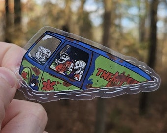 Meddling Kids Waterproof Sticker: Dark Humor Vinyl Decal