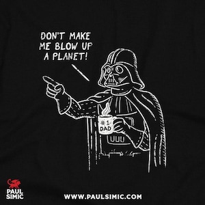Koszulka z napisem „Tata Vader”, prezent dla taty, prezent na Dzień Ojca