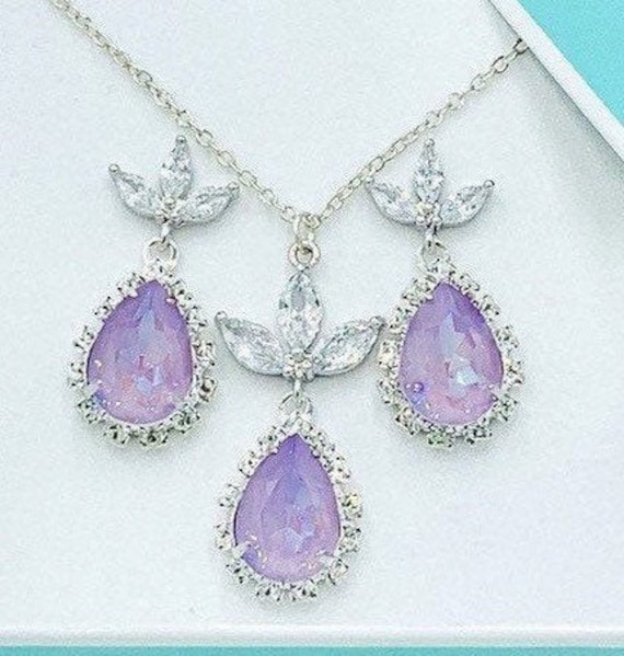 Swarovski Lavender ペンダント クリスタルラベンダー✨スワロフスキー 